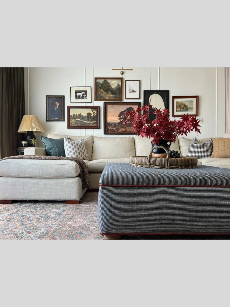 Custom Upholstered Ottomans