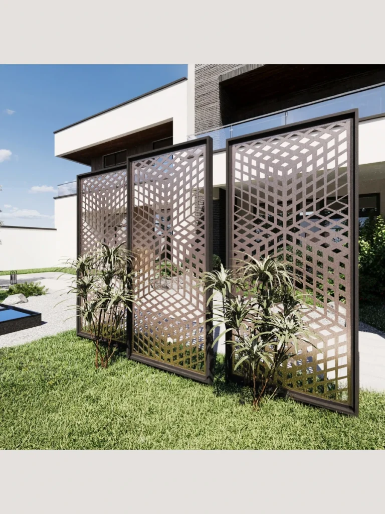 Decorative Hanging Privacy Screens as Visual Art