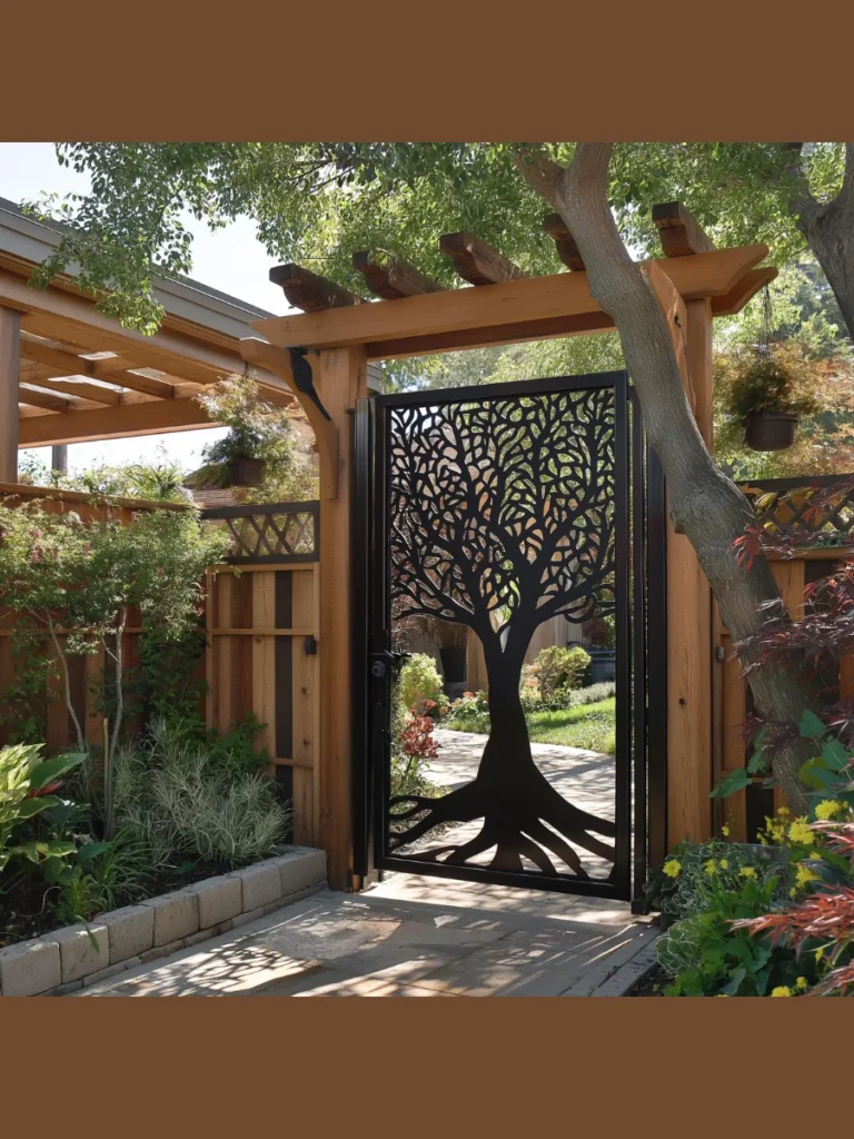 Decorative Metal Privacy Panels
