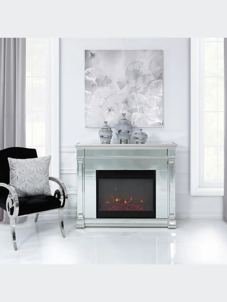 Decorative Mirrored Backing Electric Inserts