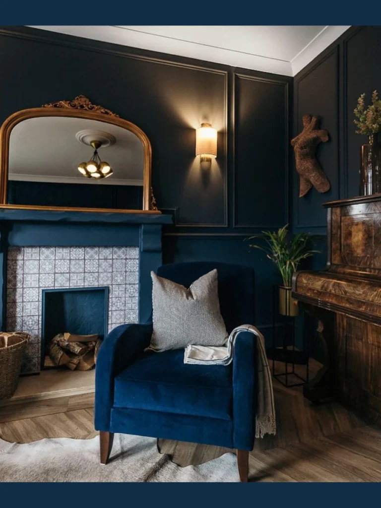 Deep Blue Glazed Ceramic Tiles for Drama