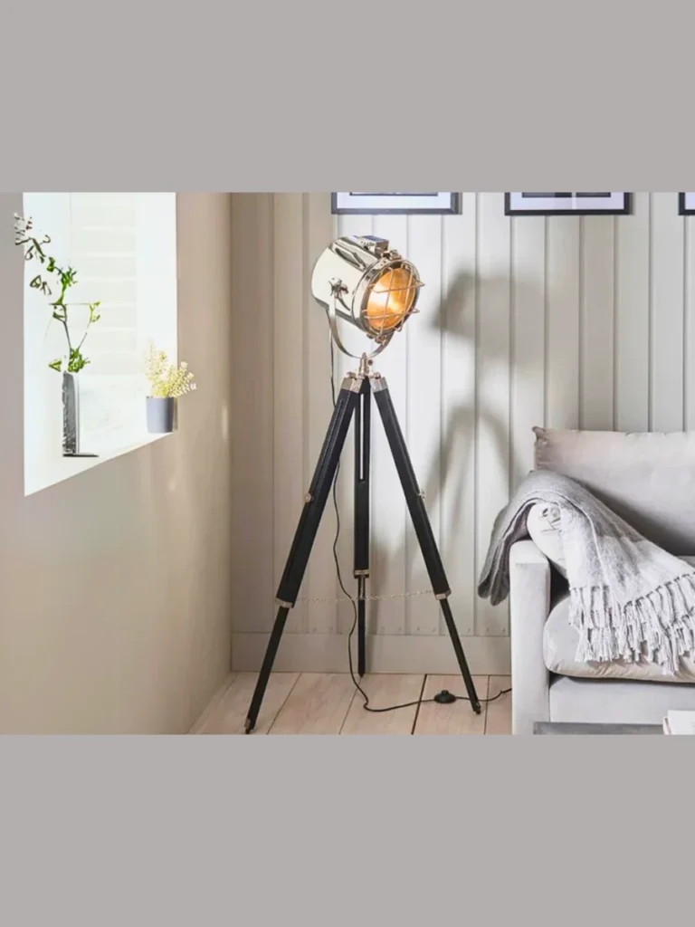 Defining Zones with Tall Tripod Floor Lamps