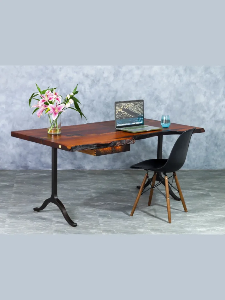 Designing a Desk Using Reclaimed Live Edge Wood