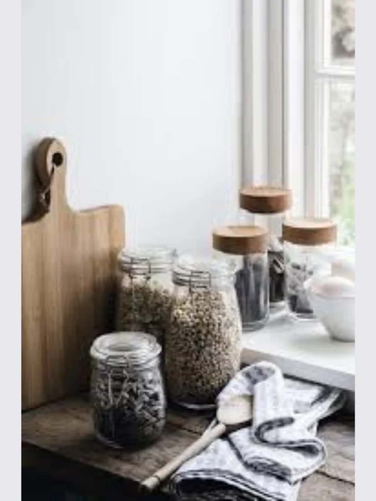 Displaying Style with Glass Storage Jars