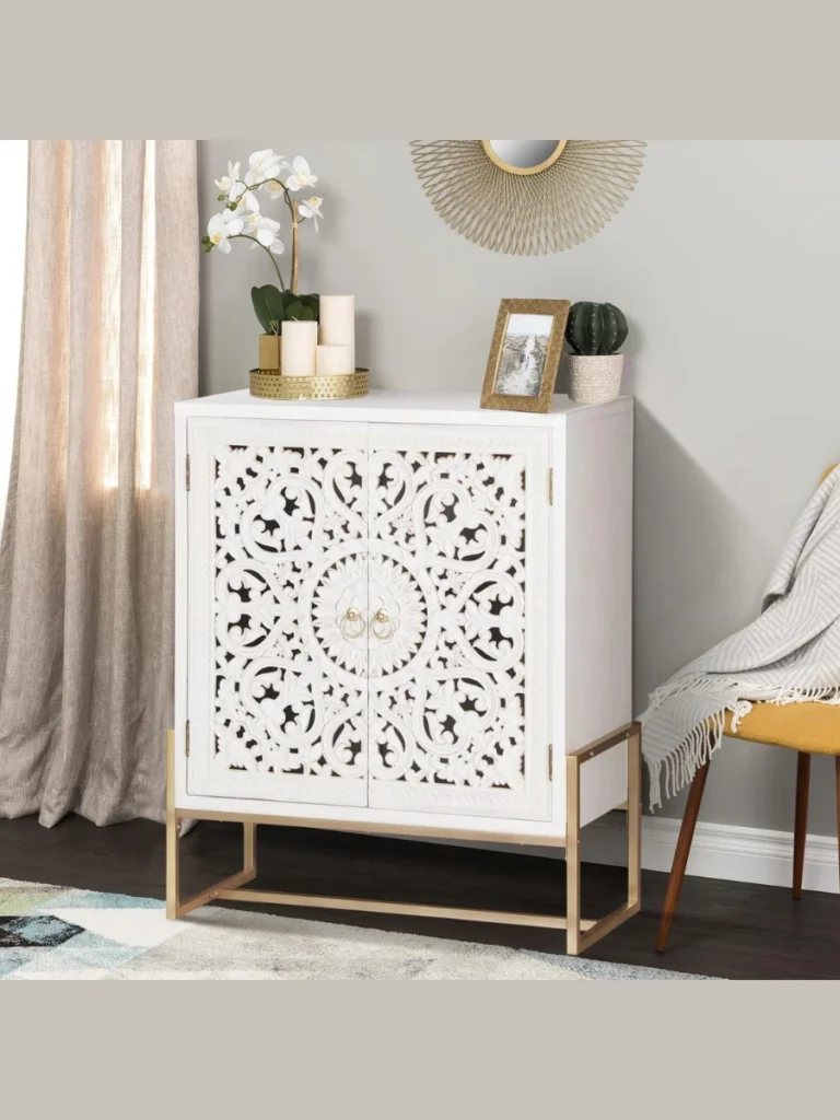 Distressed Accent Cabinets