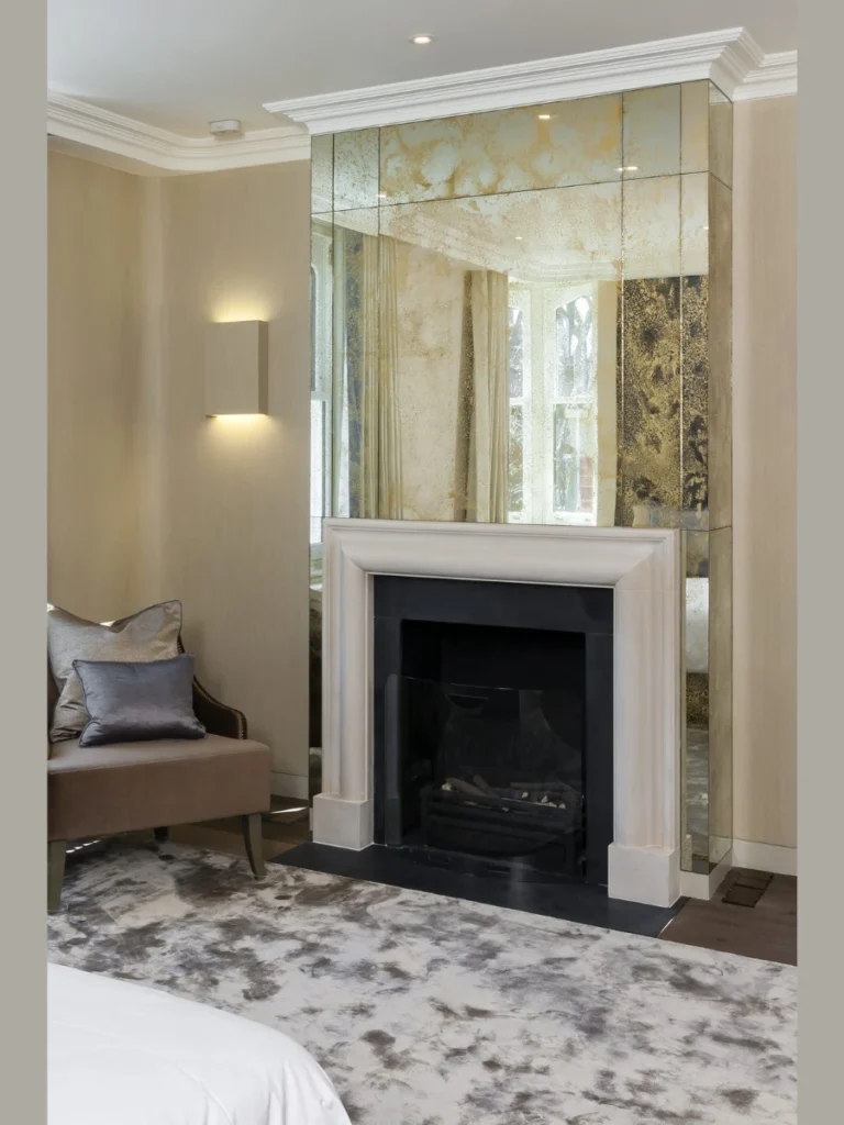 Distressed Antique Mirror Tiles