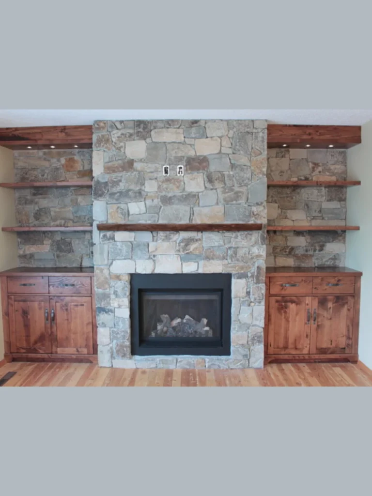 Distressed Wood Cabinets for a Reclaimed Farmhouse Vibe