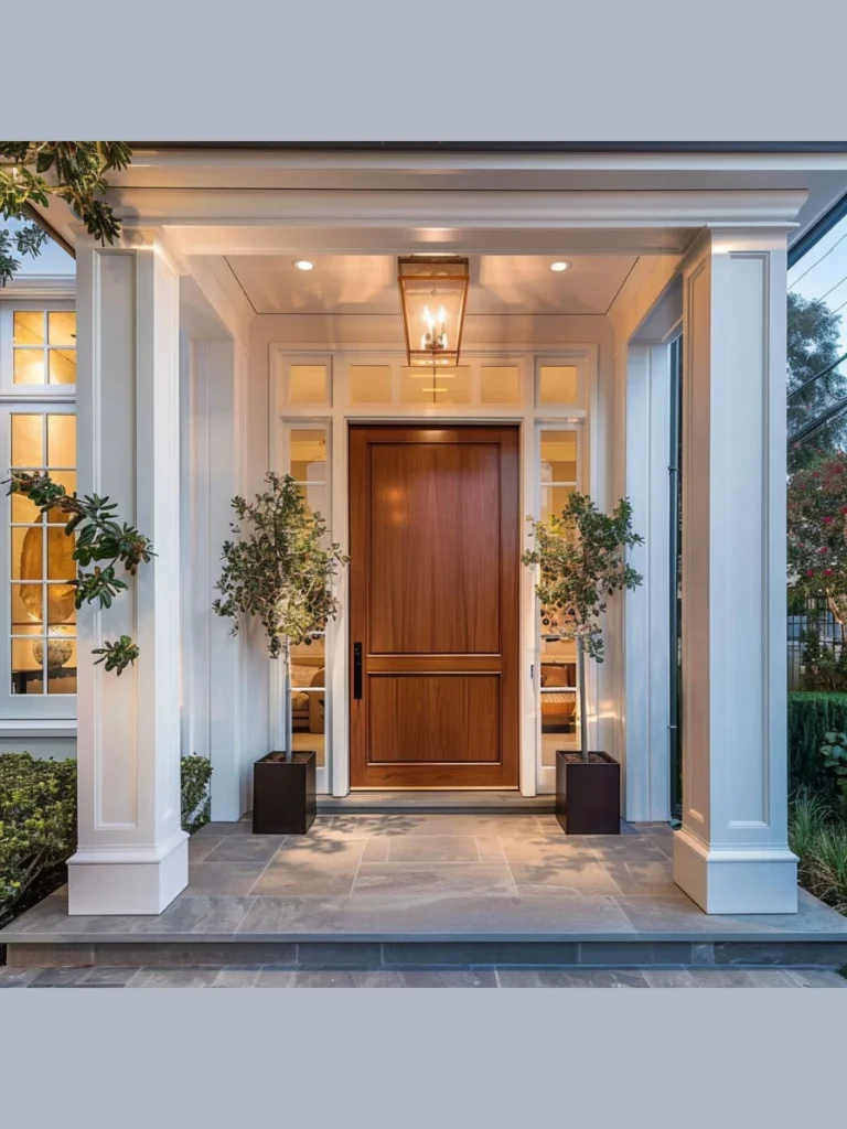 Double Height Doors for Vaulted Entrances