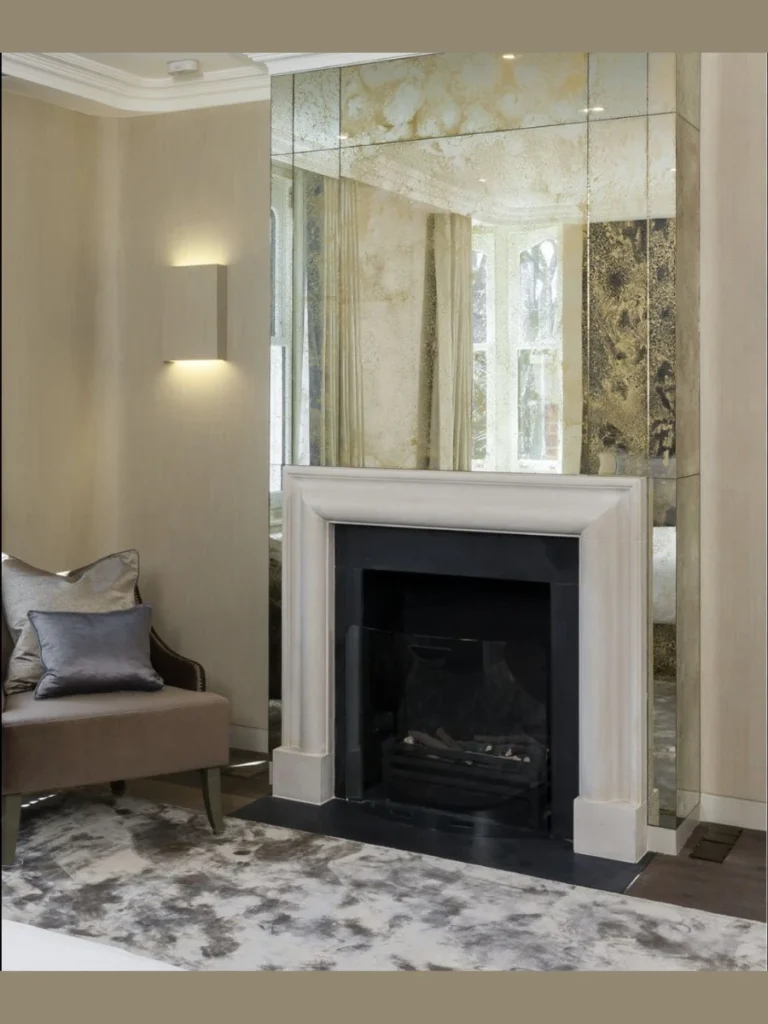 Dramatic Large Format Mirror Tiles