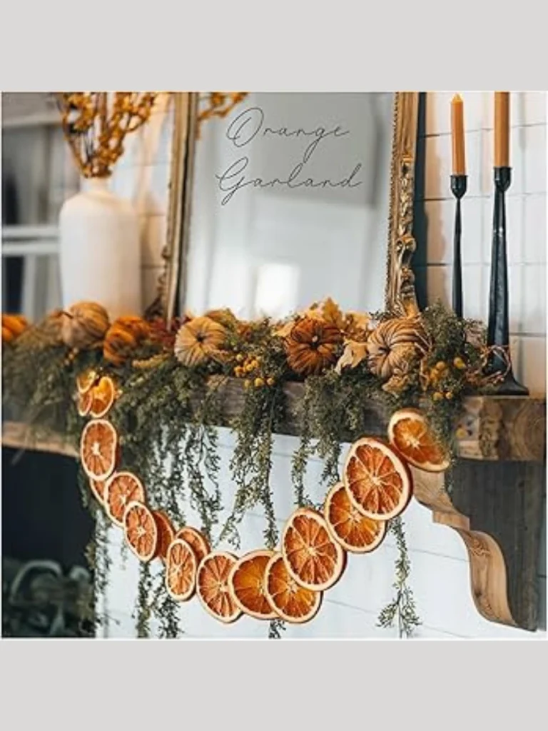 Dried Citrus and Herb Garlands for a Rustic Kitchen Vibe