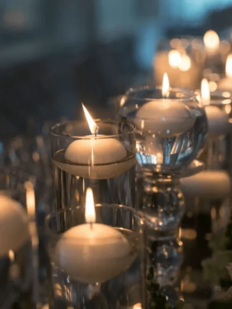 Drifting Sea Glass and Votive Trays