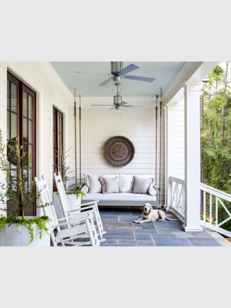 Dual Head Oscillating Porch Fans