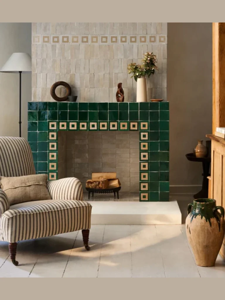 Earthy Terracotta Square Tiles
