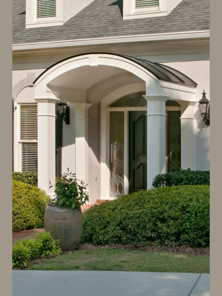 Elegant Curved Porch Roof Designs