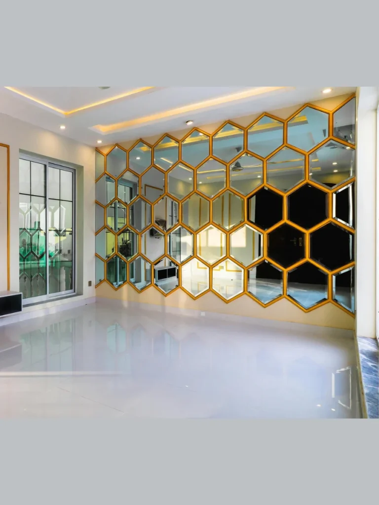 Expanding Visual Space with Wall Mirrors