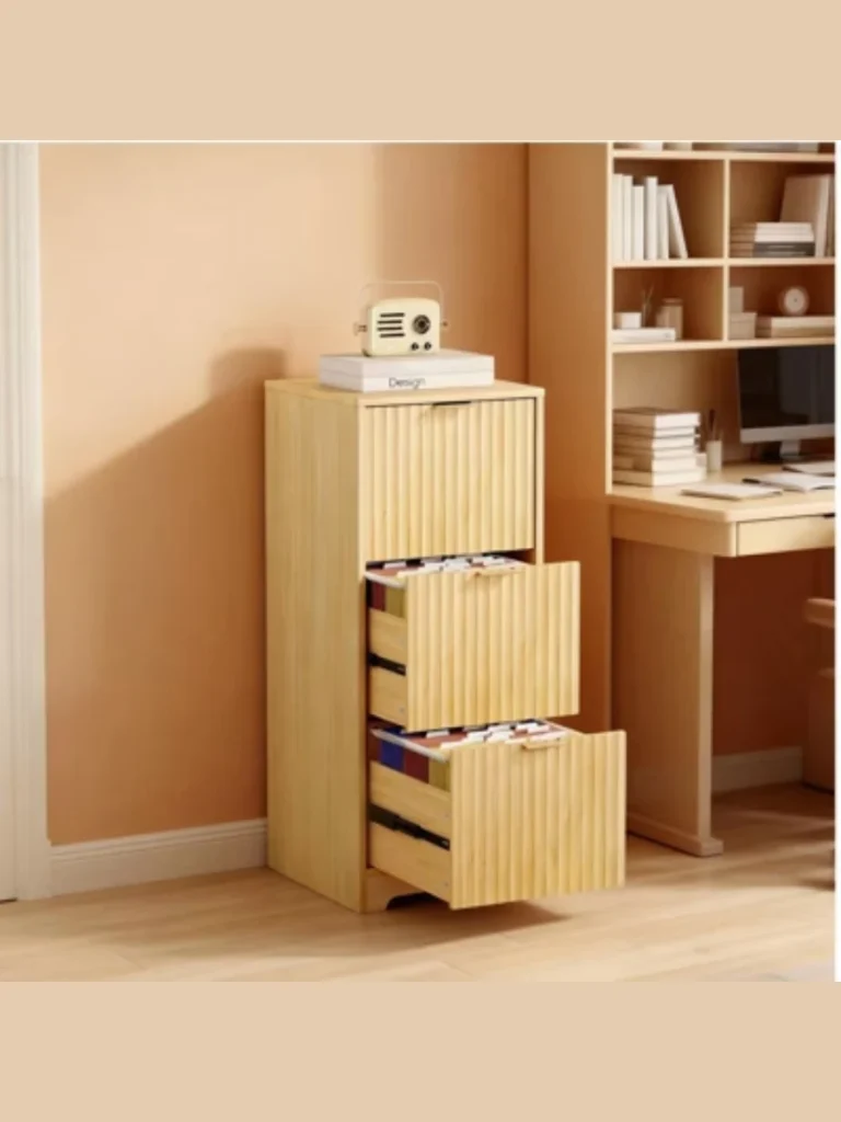 Filing Cabinets With A Wood Grain Finish