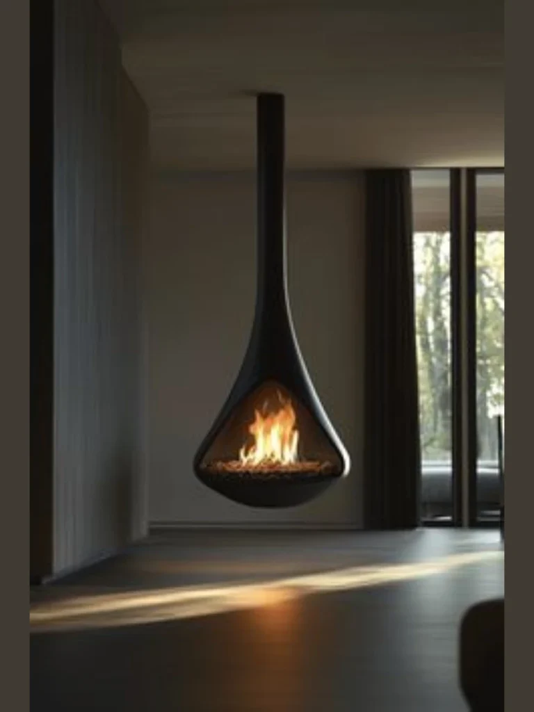 Floating Cantilevered Hearths