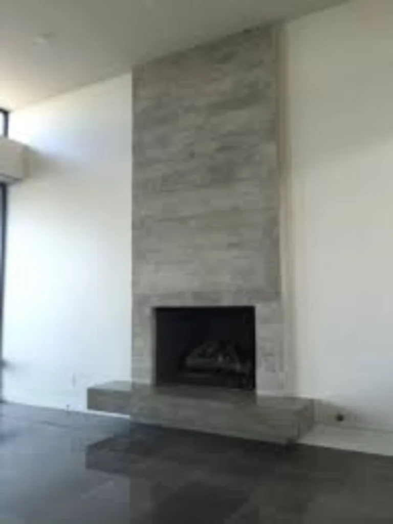 Floating Concrete Hearth And Bench Systems