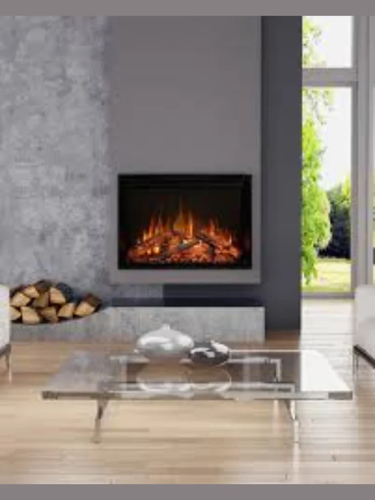 Floating Glass Modern Hearth