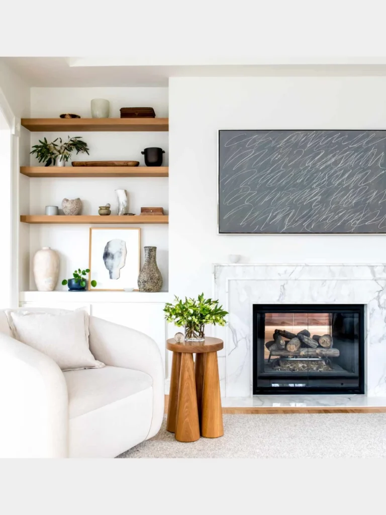 Floating Shelves for a Minimalist Modern Vibe
