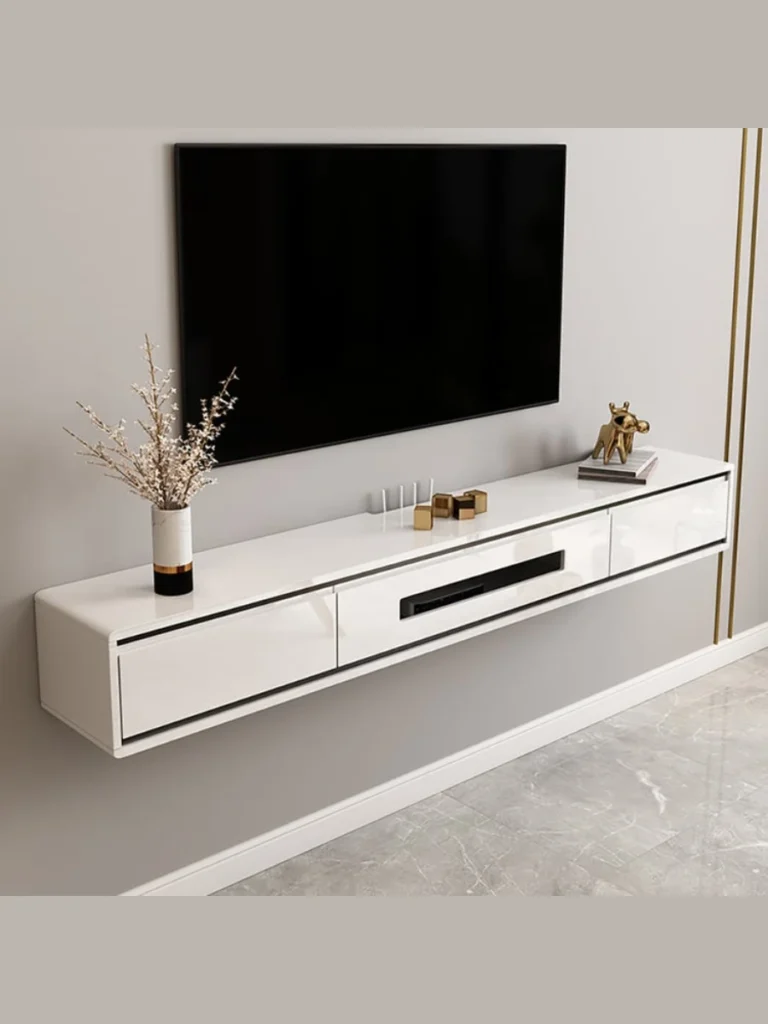 Floating TV Consoles For A Clean Media Look