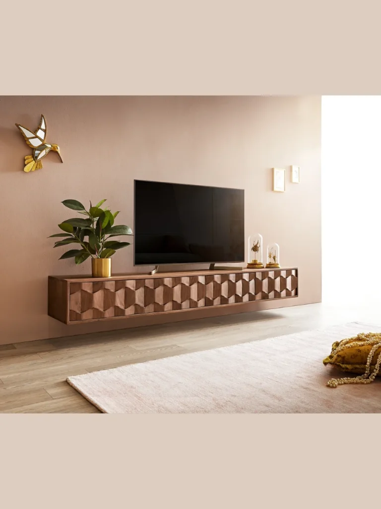 Floating TV Units For Minimalist Media Storage