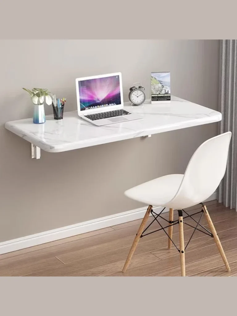 Floating Wall Mounted Desks For Minimalist Work