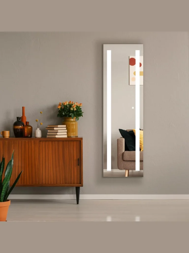Floor-Length Floating Mirrors
