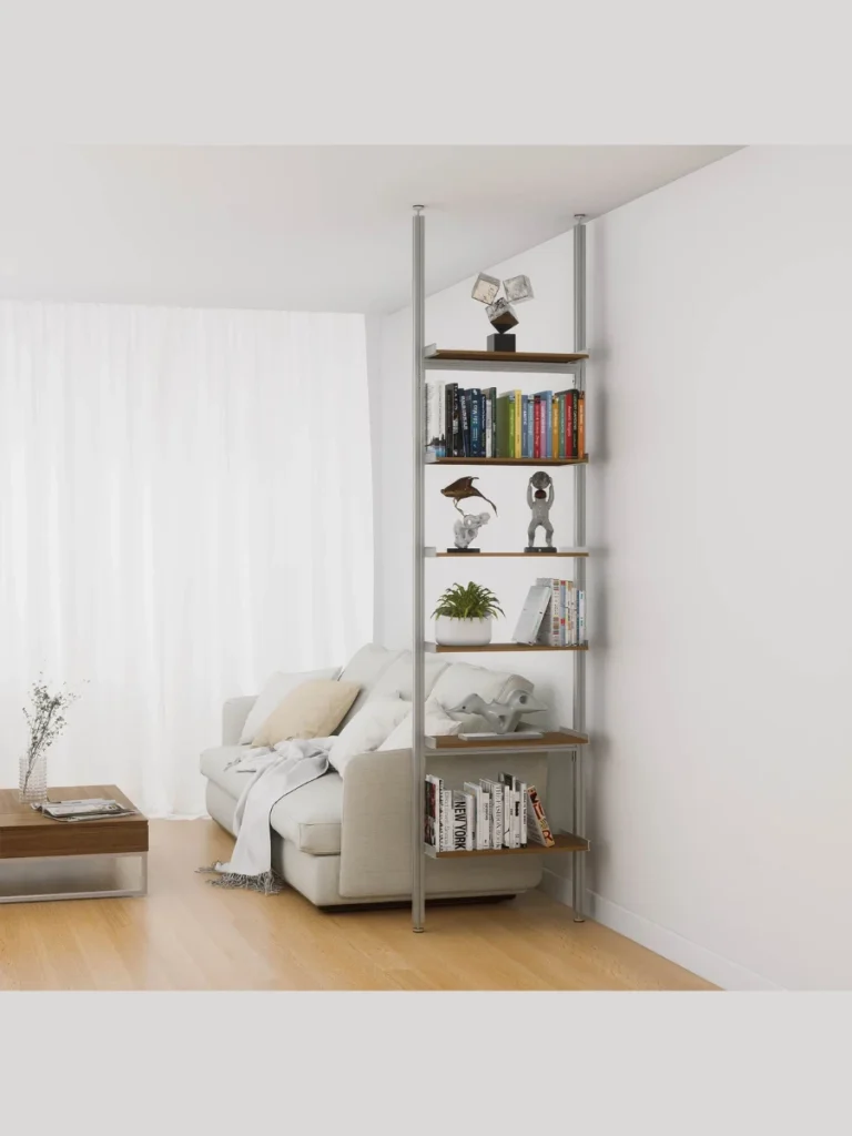 Floor To Ceiling Bookshelves For Vertical Volume