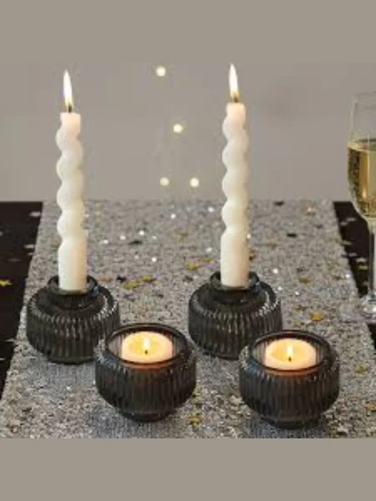 Fluted Smoked Glass Goblets