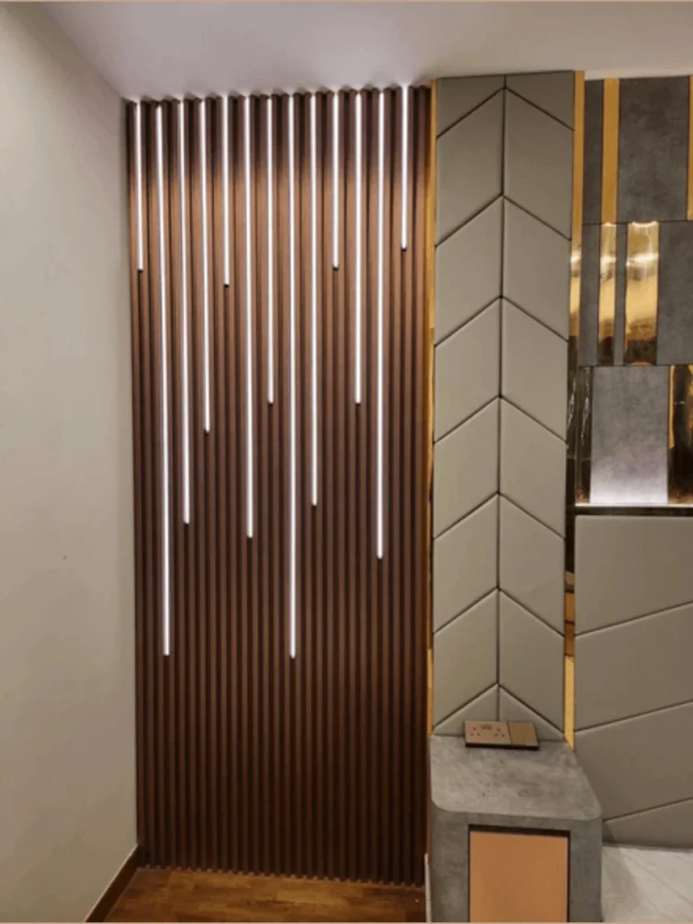 Fluted Wood Panels For Modern Organic Texture