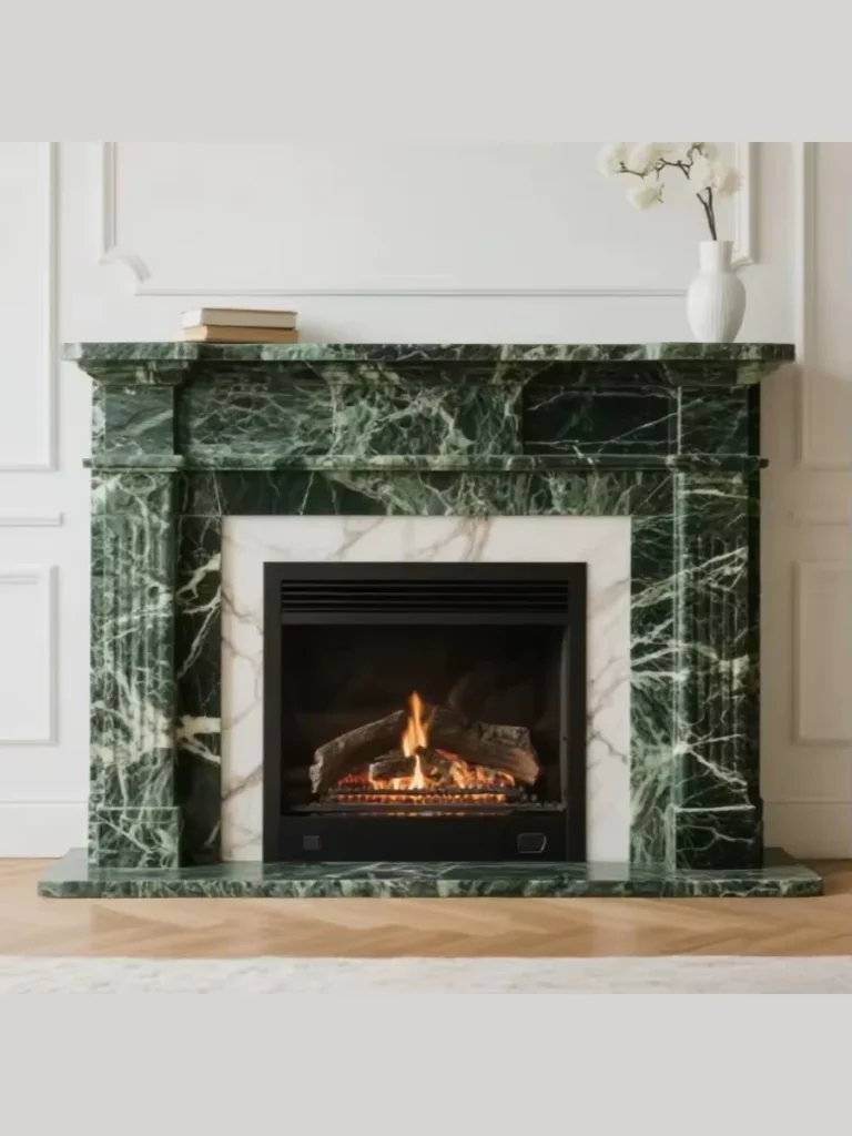 Forest Green Marble for a Moody Natural Vibe
