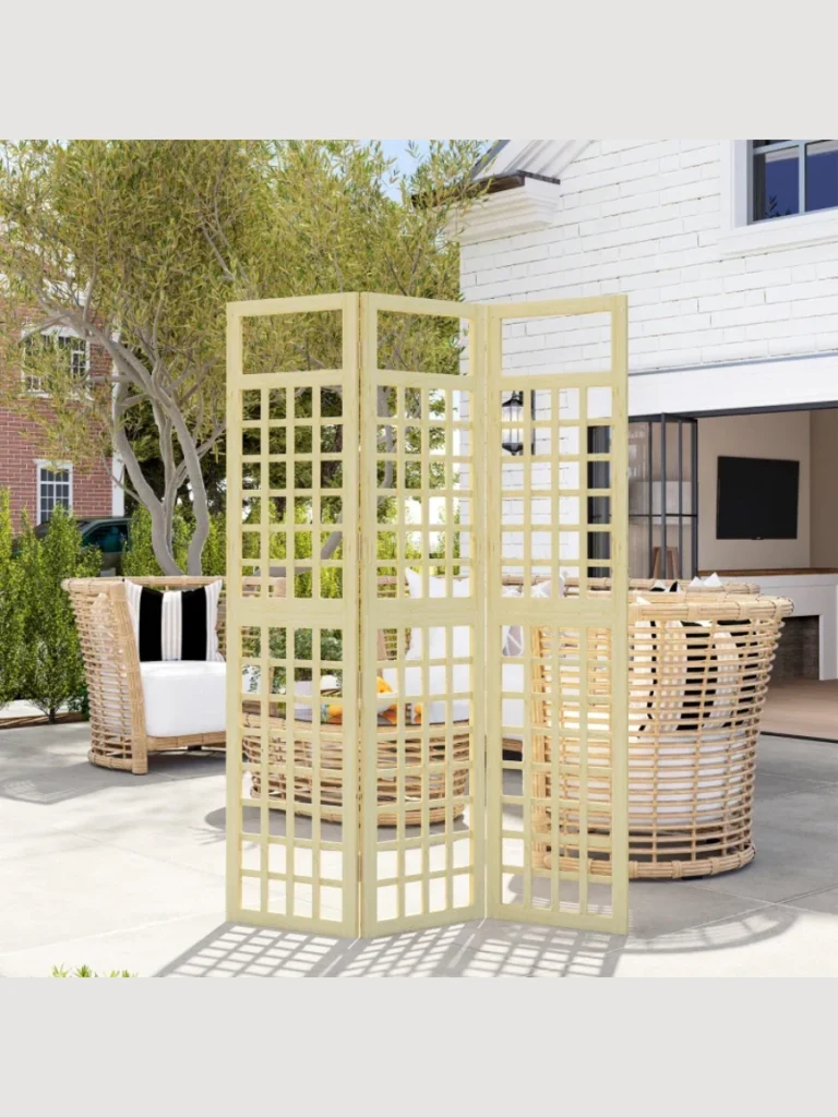 Freestanding Folding Privacy Screens