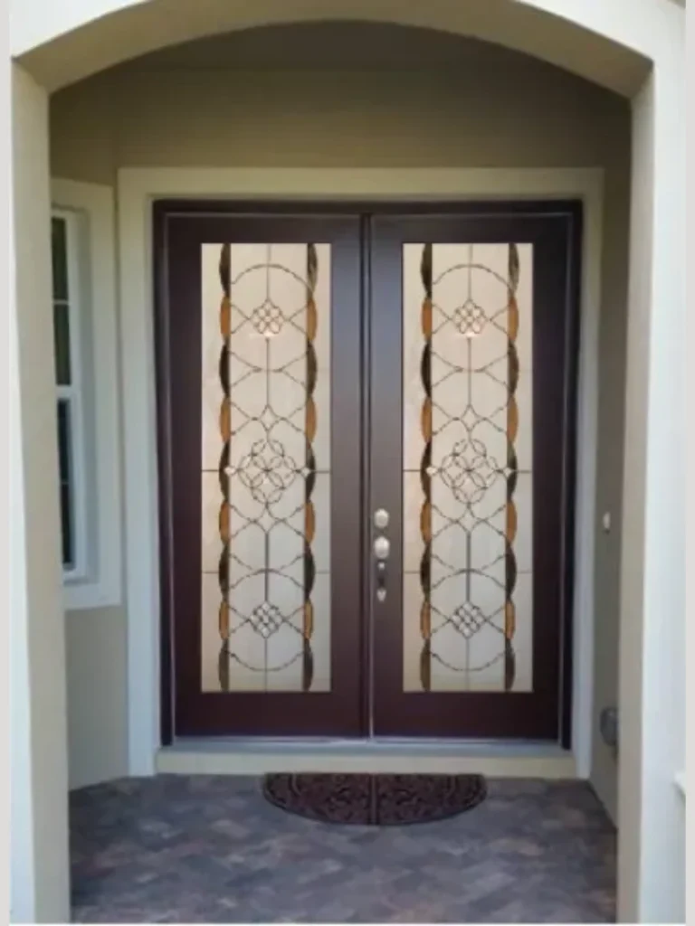 Frosted Glass Inserts for Private Natural Light