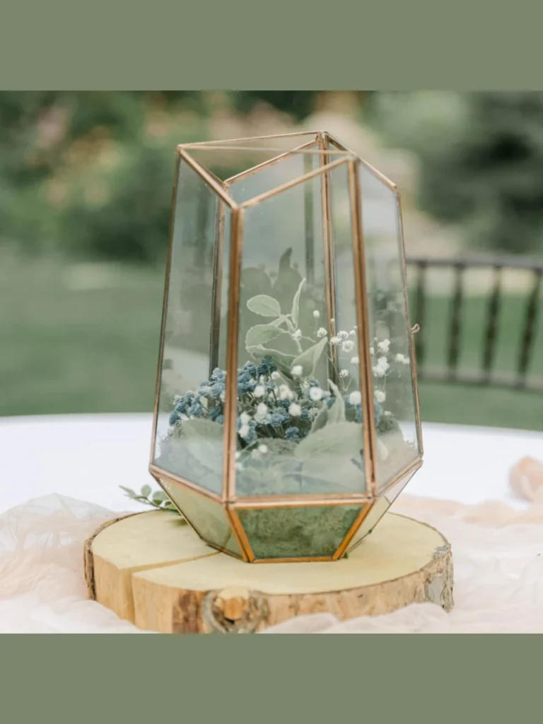 Geometric Copper Wire Lantern Cages