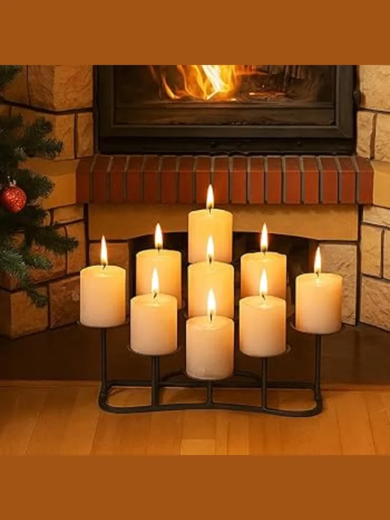 Geometric Metal Candle Holders