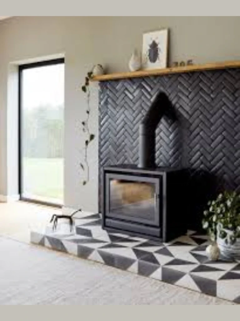 Geometric Patterned Tile Facade
