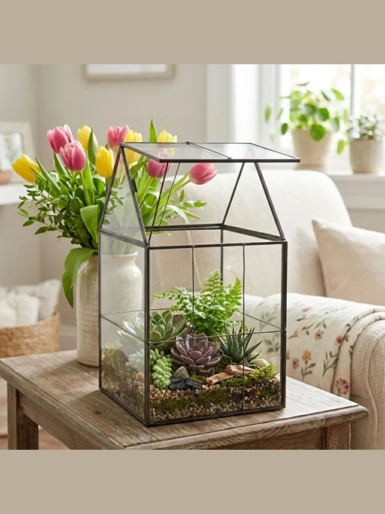 Geometric Terrariums House Small Greenery