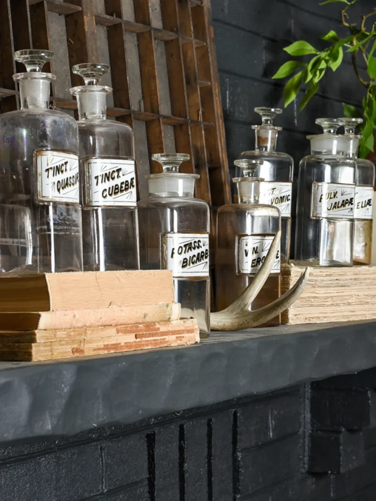 Glass Apothecary Jar Clusters