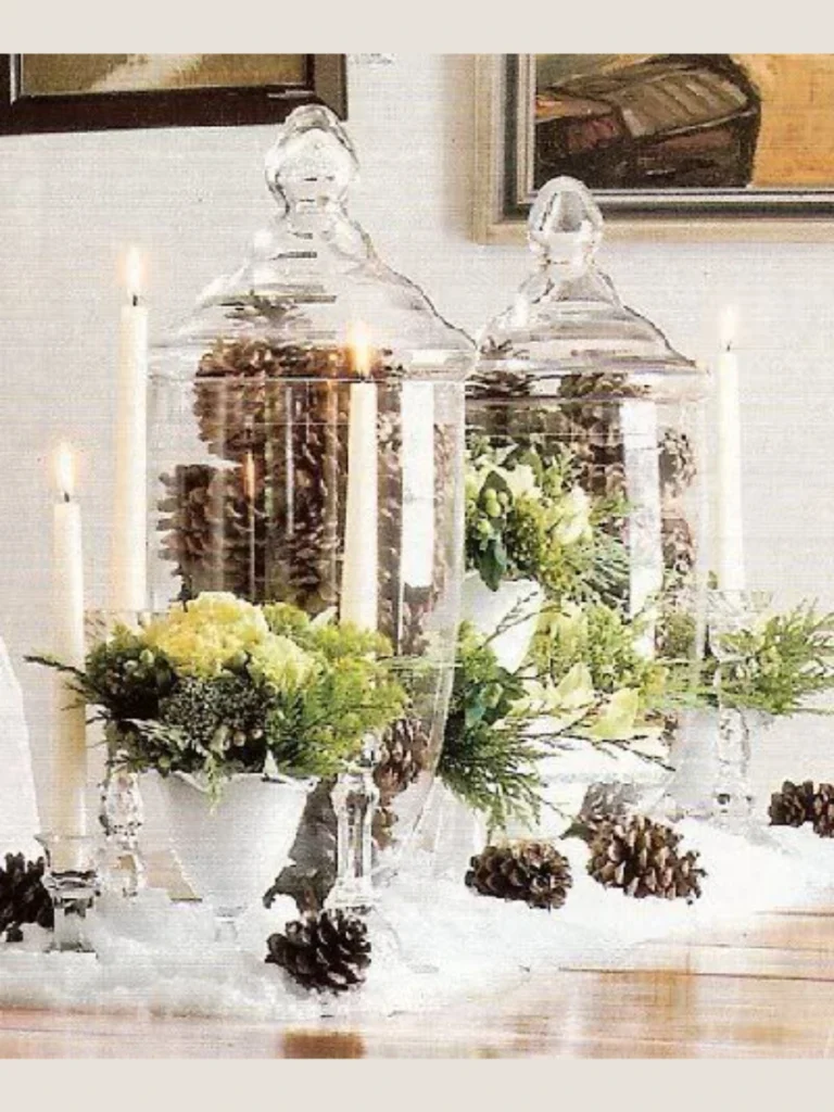 Glass Apothecary Jars Filled with Natural Treasures
