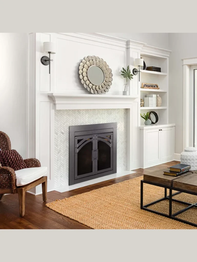 Glass Fireplace Doors for Safety