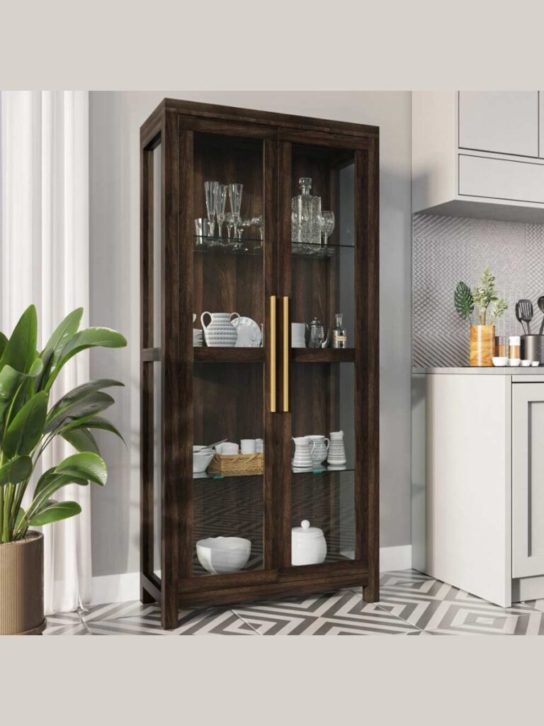 Glass Front Curio Cabinets For Displays
