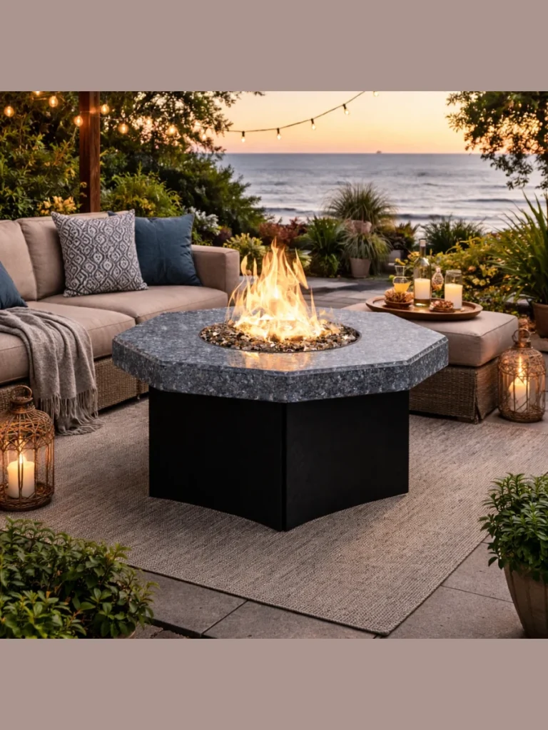 Granite Fire Tables for a Rugged and Eternal Presence