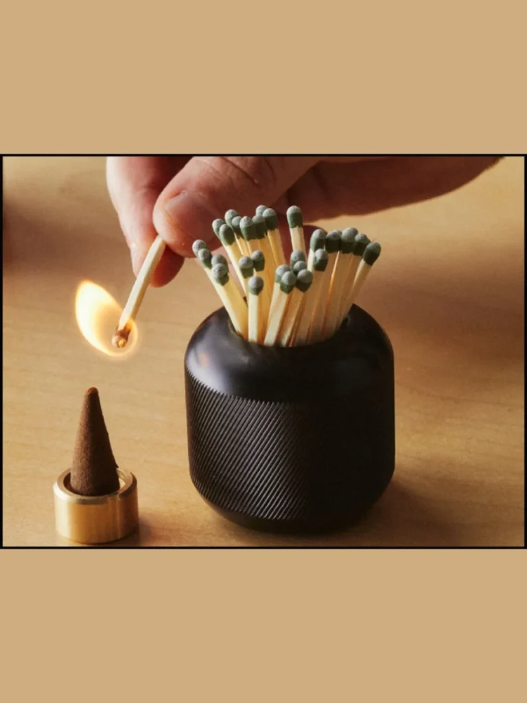 Hammered Iron Matchstick Canisters