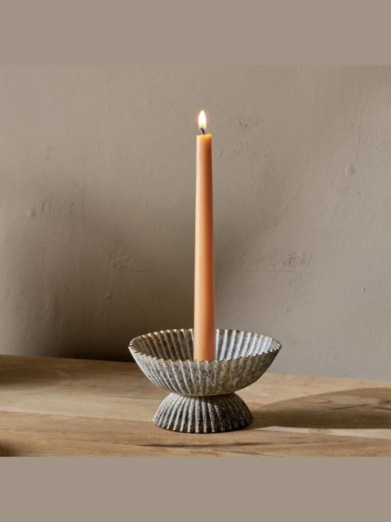 Hand Fired Ribbed Porcelain Flutes