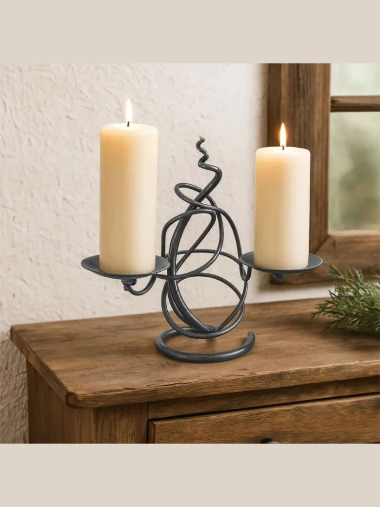 Hand Forged Steel Twig Clusters