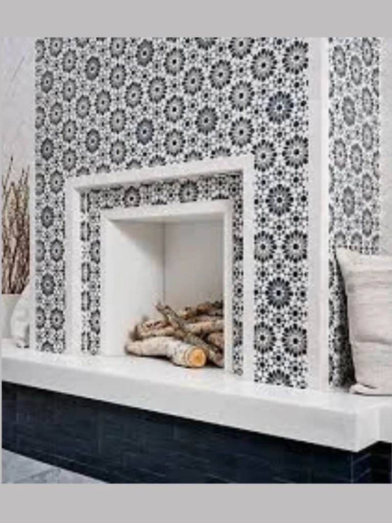 Hand-Painted Moroccan Zellige Tiles for Texture