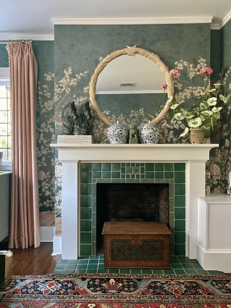 Hand-Painted Zellige Tiles for an Artisanal Boho Look