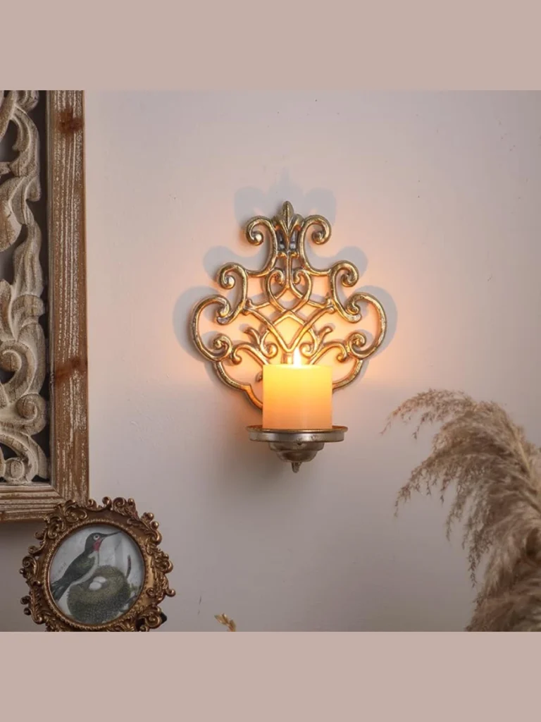 Hanging Distressed Brass Wall Sconces