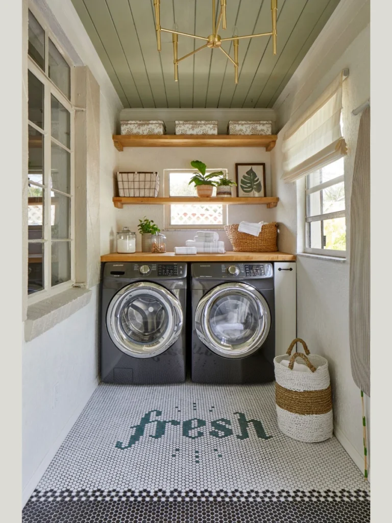 Improving Laundry Rooms with Wire Mesh Shelves